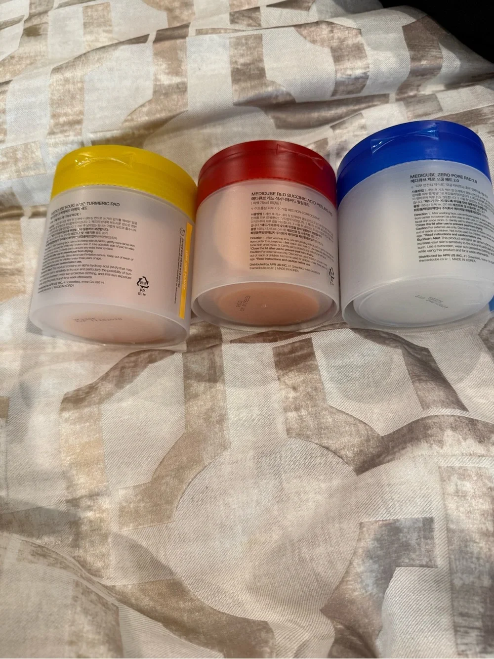 Medicube | Exfoliating Skincare 3 pack variety 70 pads in each